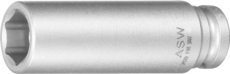 Silový adaptér pre nástrčné kľúče dlhý s pružinovým magnetom 1/4" 13 mm ASW