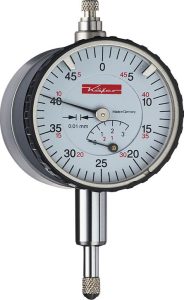 Presný odchýlkomer KM4T s magnetickou zadnou stenou D40 mm KÄFER