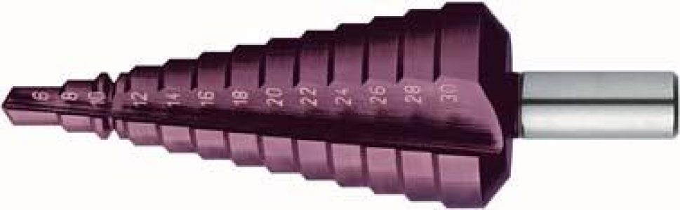 Vrták stupňovitý univerzálny HSS TiALN 9 – 36