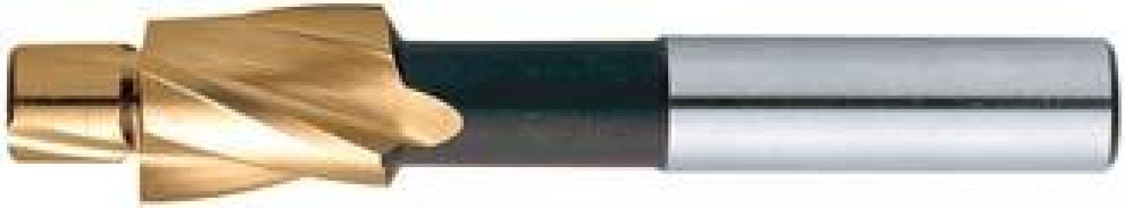 Plochý záhlbník na otvor na závity DIN373 HSS TiN valcová stopka M12 FORMAT