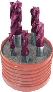 Sada hrubovacích fréz