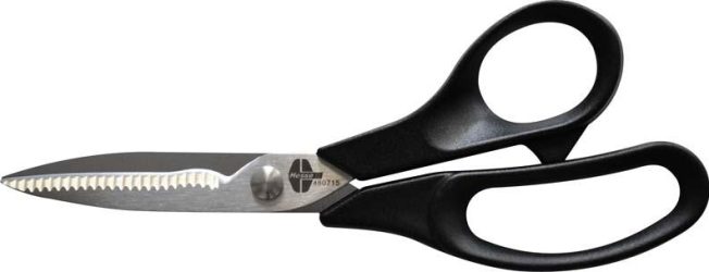 Pracovné nožnice 200 mm s vlnitým výbrusom
