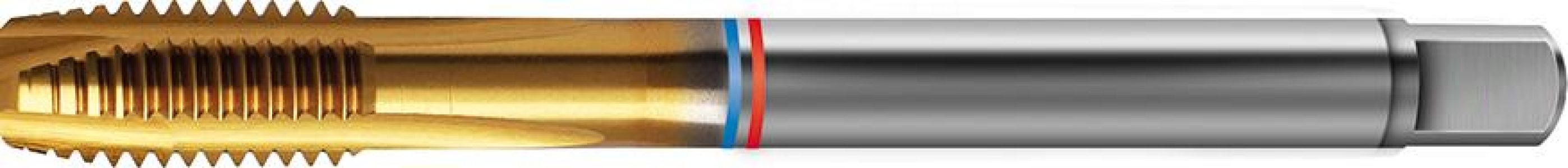 Strojný závitník TANDEM DIN374 HSS-PM TiN tvar B 6H M24x2 FORMAT