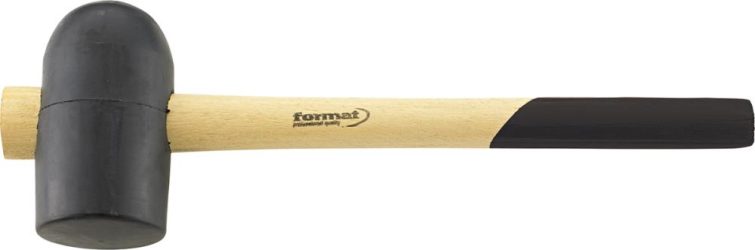 Gumové kompozitné kladivo veľkosť 2B 64 mm čierna farba FORMAT