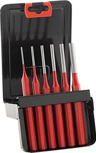 Súprava vyrážačov závlačiek 6-dielna FORMAT