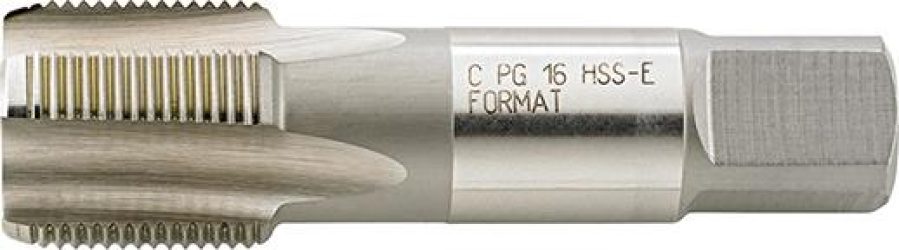 Strojný závitník DIN40432 HSSE tvar C PG 36 FORMAT