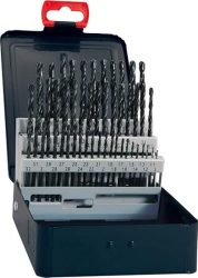 Sada špirálových vrtákov DIN338 HSS valcovaný typ RN 1 – 13 mm FORTIS