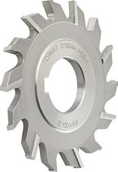 Kotúčová fréza DIN885 HSSE typ HR tvar A krížové ozubenie