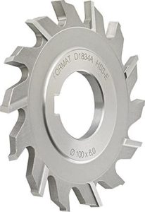 Kotúčová fréza DIN885 HSSE typ HR tvar A krížové ozubenie