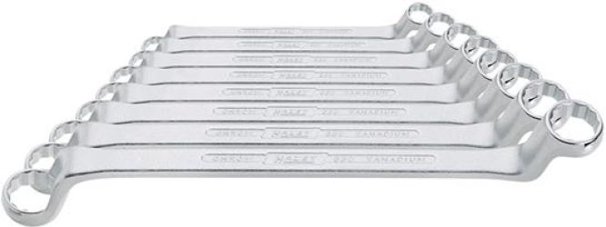 Sada obojstranných očkových kľúčov DIN838 6 – 32 mm 12-dielna v kartónovej krabici Hazet