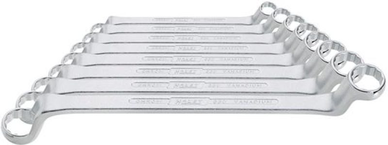 Sada obojstranných očkových kľúčov DIN838 6 – 32 mm 12-dielna v kartónovej krabici Hazet