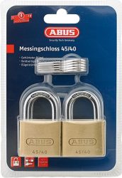 Mosadzný visiaci zámok Quad-Pack SB ABUS