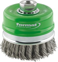 Hrncová kefa Inox M14 zapletená 80x0