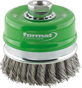 Hrncová kefa Inox M14 zapletená 80x0