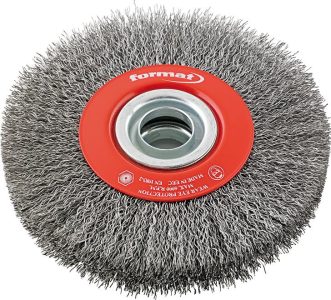 Oceľová okrúhla kefa 200x30 mm FORMAT