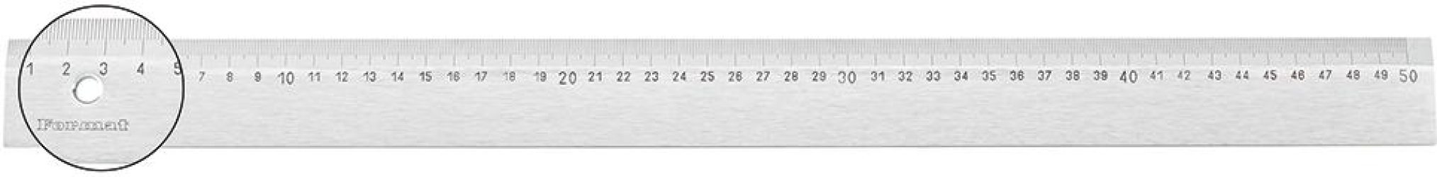 Oceľové pravítko 500x40x5 mm FORMAT