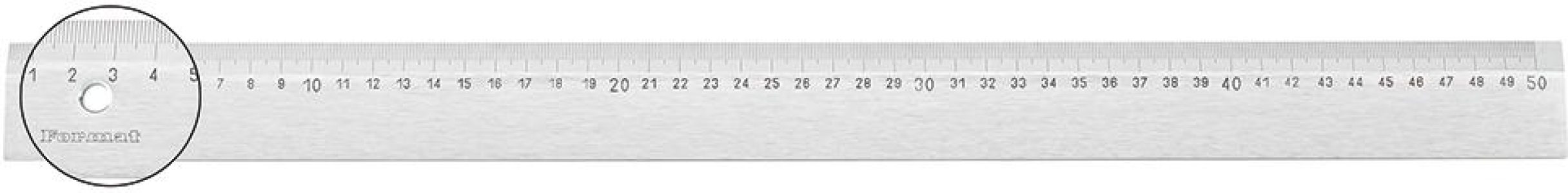 Oceľové pravítko 500x40x5 mm FORMAT