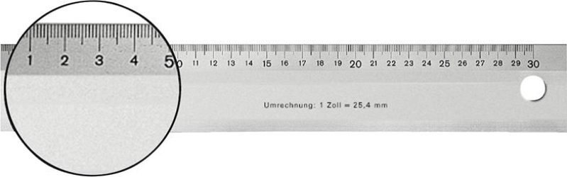 Pravítko z ľahkého kovu 300 mm FORMAT