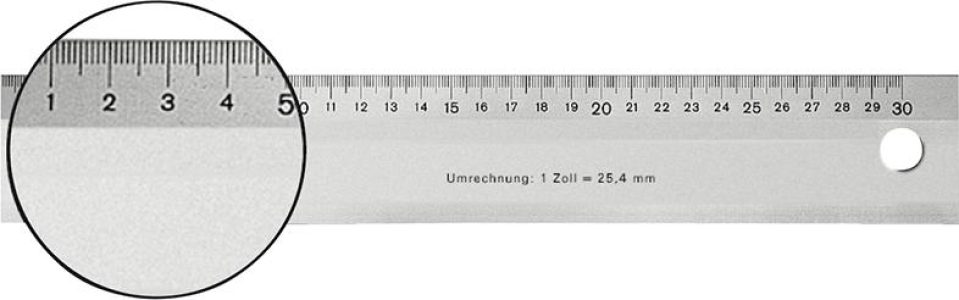 Pravítko z ľahkého kovu 300 mm FORMAT