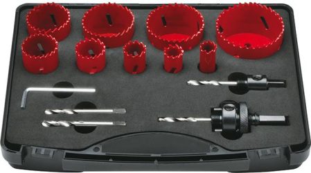 Sada vykružovacích píl HSSBi M42 s príslušenstvom 16-67 mm FORMAT