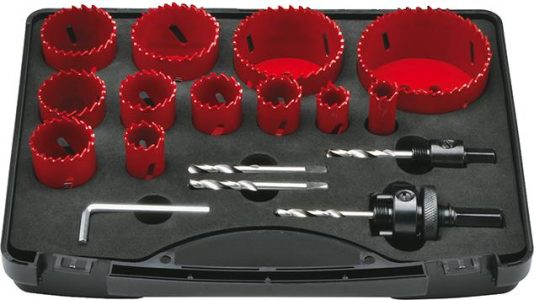 Sada vykružovacích píl HSSBi M42 pre profesionálov 16-76 mm FORMAT