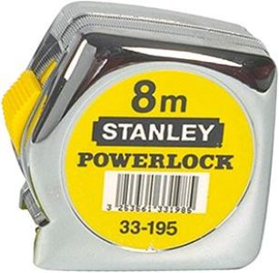 Vreckové meracie pásmo Powerlock Plast 10 mx25 mm STANLEY