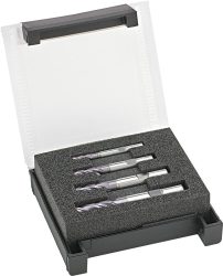 Sada hrubovacích fréz HPC TiALN typ UNI Z4 6-12 mm FORMAT GT