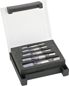 Sada hrubovacích fréz HPC TiALN typ UNI Z4 6-16 mm FORMAT GT