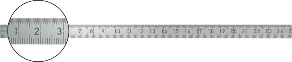 Oceľové meradlo 2000x30 mm z nehrdzavejúcej ocele FORMAT