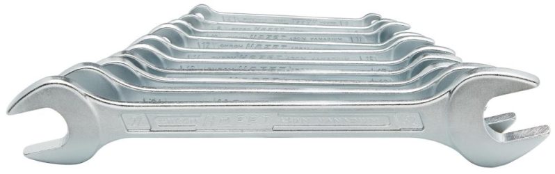 Súprava obojstranných kľúčov DIN3110 6 – 32 mm 10-dielna v lepenkovej škatuli Hazet