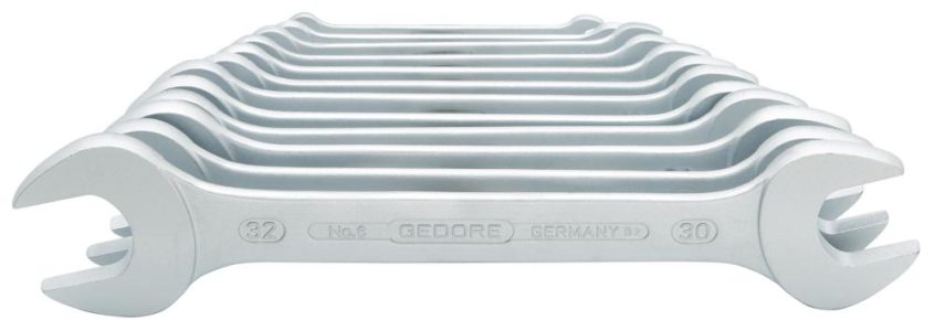 Súprava obojstranných kľúčov DIN3110 6 – 32 mm 12-dielna v lepenkovej škatuli Gedore