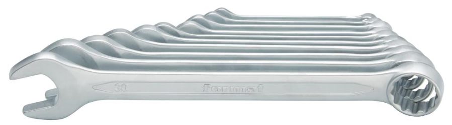 Sada kombinovaných očkových a vidlicových kľúčov DIN3113A 10-30 mm 10-dielna