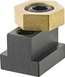 Upínacia zvierka exentrická pre stôl stroja s T-drážkoU 22 MITEE-BITE