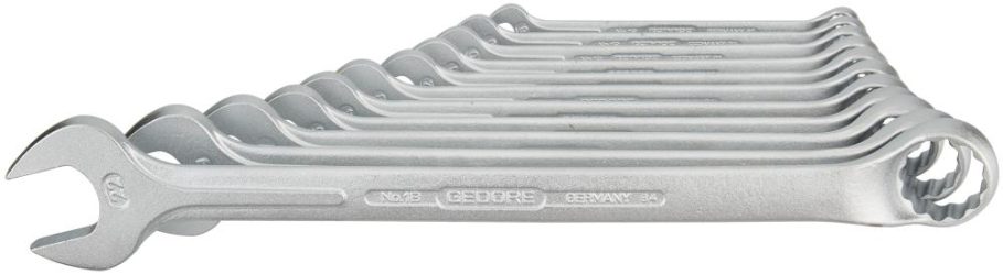 Súprava okrúhlych kľúčovDIN3113B 8 – 22 mm 11-dielna v lepenkovej škatuli Gedore