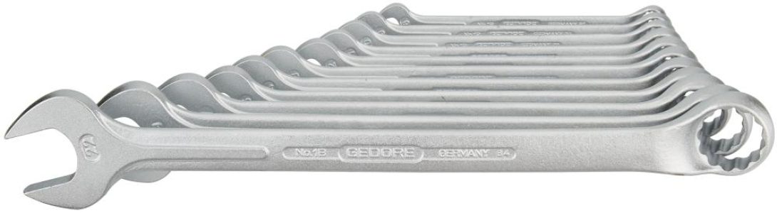 Súprava okrúhlych kľúčovDIN3113B 8 – 22 mm 11-dielna v lepenkovej škatuli Gedore