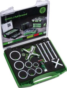 Sada sťahováka guľôčkových ložísk PULLPO pre stredné ložiská 17 – 100 mm KUKKO