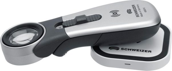 Ručná lupa s osvetlením Tech-Line 8xD 30 mm SCHWEIZER