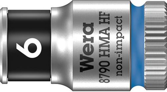 Adaptér nástrčných kľúčov 6-hranný 1/4" 6 mm s pridržiavacou funkciou Wera