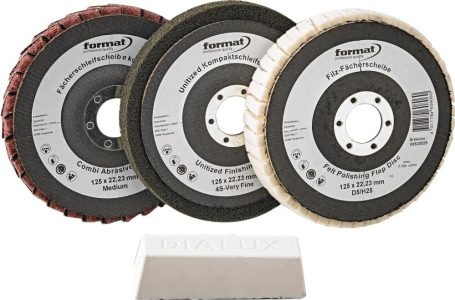 Sada na 3-stupňové leštenie s pastou 4-dielna FORMAT