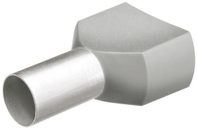 Káblová koncovka Twin s golierom 12 mm 2 x 4