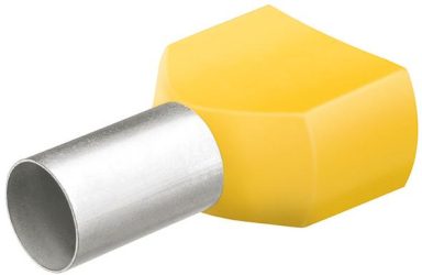 Káblová koncovka Twin s golierom 14 mm 2 x 6