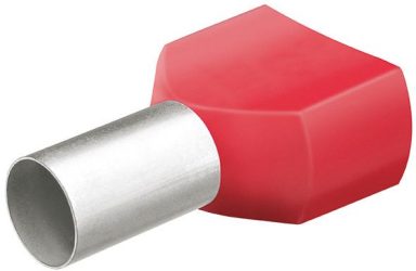 Káblová koncovka Twin s golierom 12 mm 2 x 1