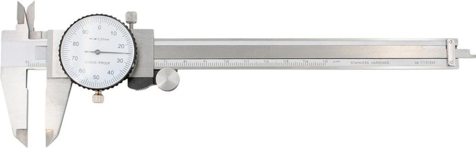 Posuvné meradlo s kruhovým číselníkom 150 mm 1/100 FORMAT