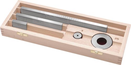 Kontrolná sada pre posuvné meradlá č.II /5-dielna DIN861/I oceľ FORMAT