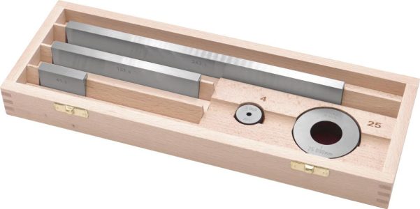 Kontrolná sada pre posuvné meradlá č.II /5-dielna DIN861/I oceľ FORMAT