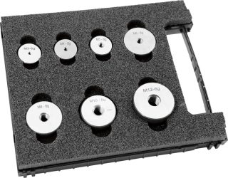 Sada závitových kalibračných krúžkov pre nepodarkové rozmery 6g M3-M12 FORMAT