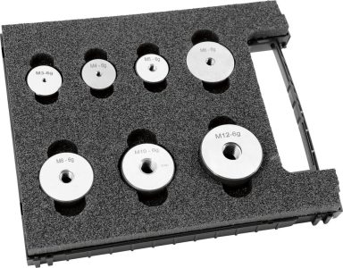 Sada závitových kalibračných krúžkov pre nepodarkové rozmery 6g M3-M12 FORMAT