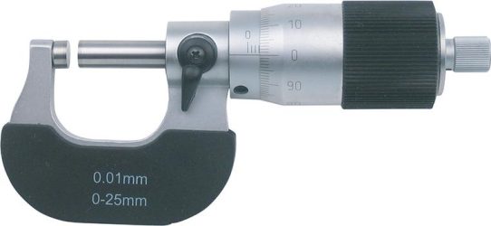 Strmeňový mikrometer so stupnicou 0 – 25 mm FORTIS