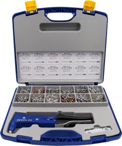 Sada slepých nitov Nietbox a ručné nitovacie kliešte NTX 941-dielna GESIPA