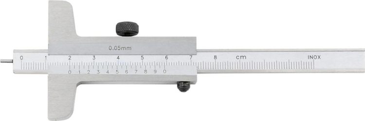 Posuvný hĺbkomer s kolíkom 80 mm FORMAT